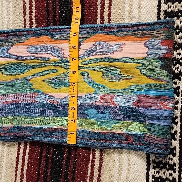 📛 5/$25 Unique Silk Skinny Scarf 10x80 . - Picture 4 of 6